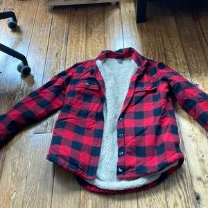 Flannel with Sherpa lining